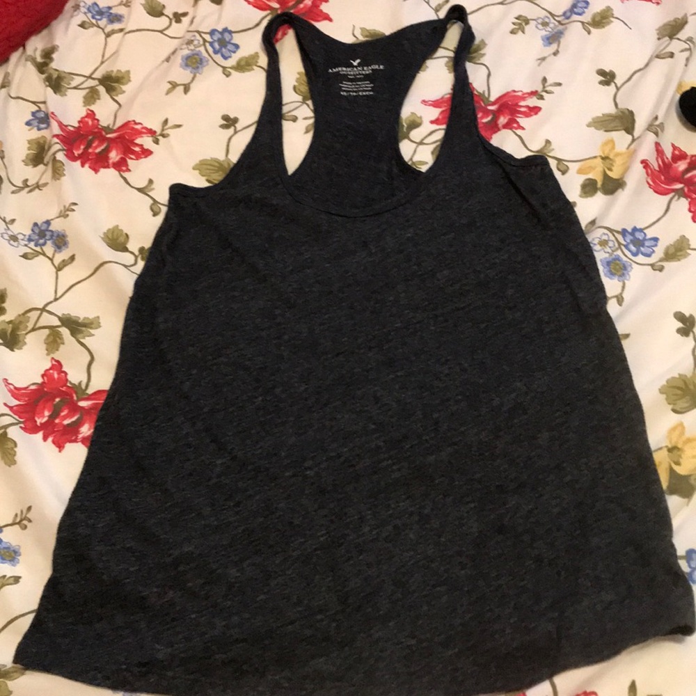 Dark grey tank top